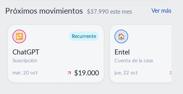 Próximos movimientos en la app: ChatGPT y Entel